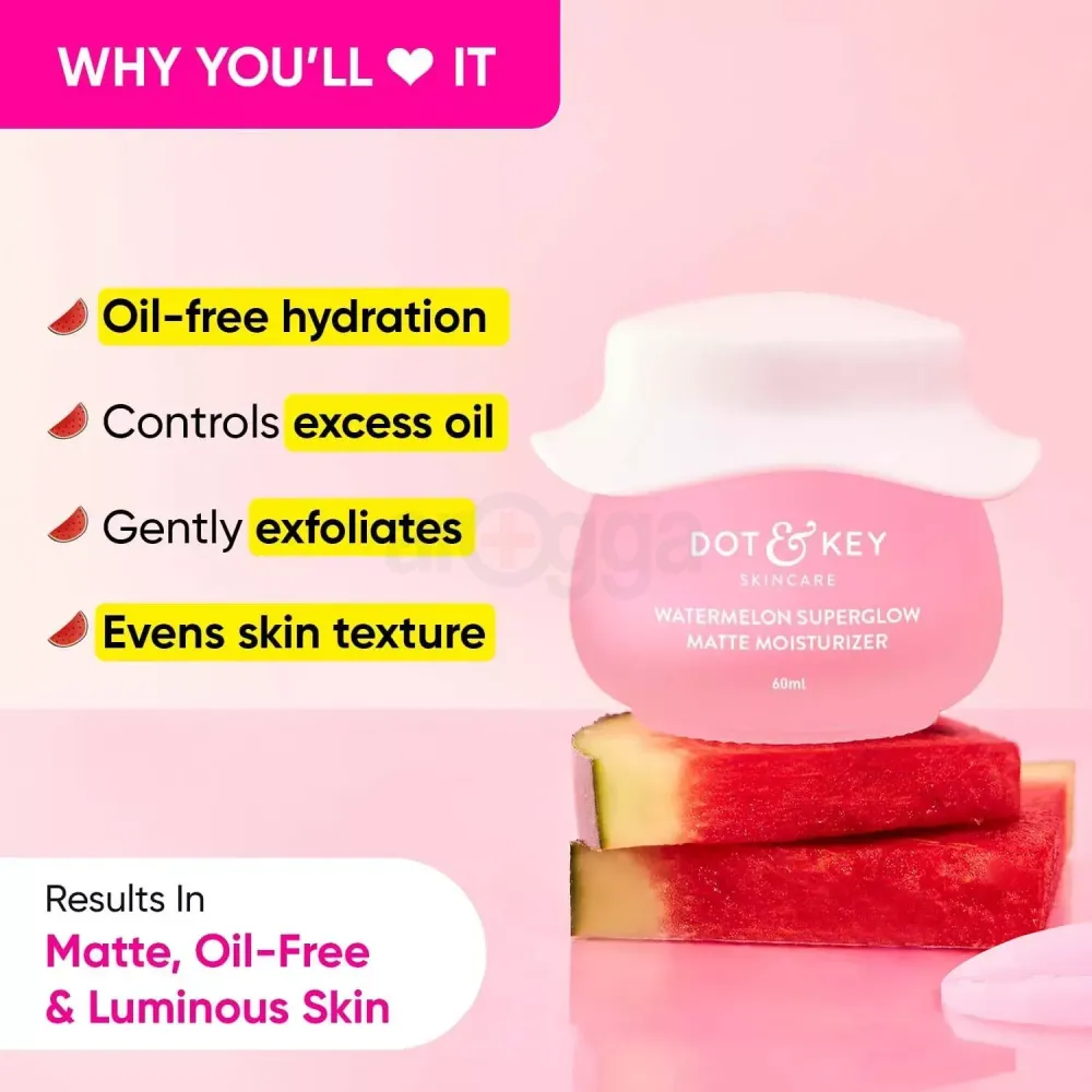 Dot and Key Watermelon Superglow Matte Moisturizer  