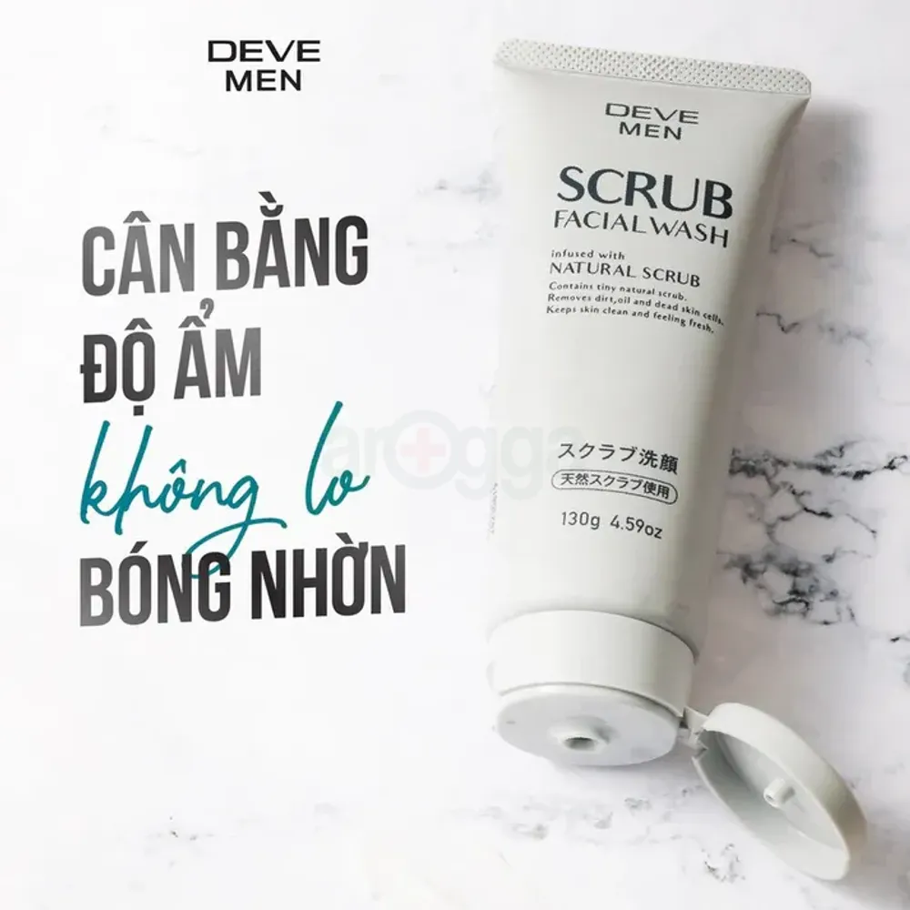 Kumano Cosme Deve Men Scrub Facial Wash   