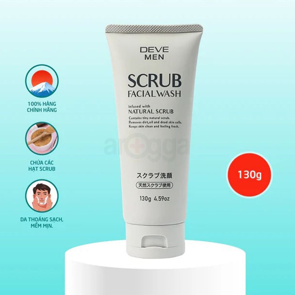 Kumano Cosme Deve Men Scrub Facial Wash   