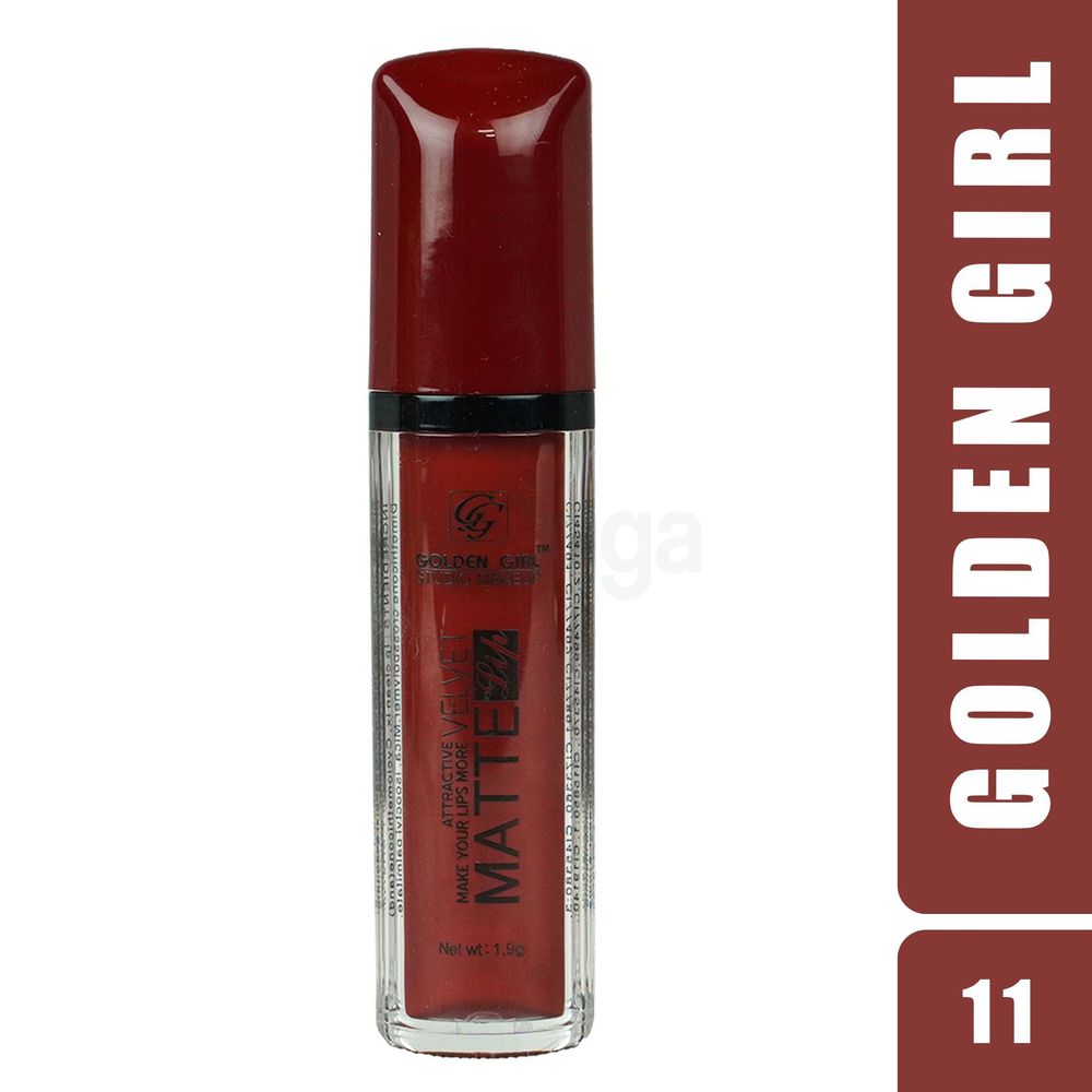 Golden Girl Studio Makeup Velvet Matte Attractive Lipstick (11)  