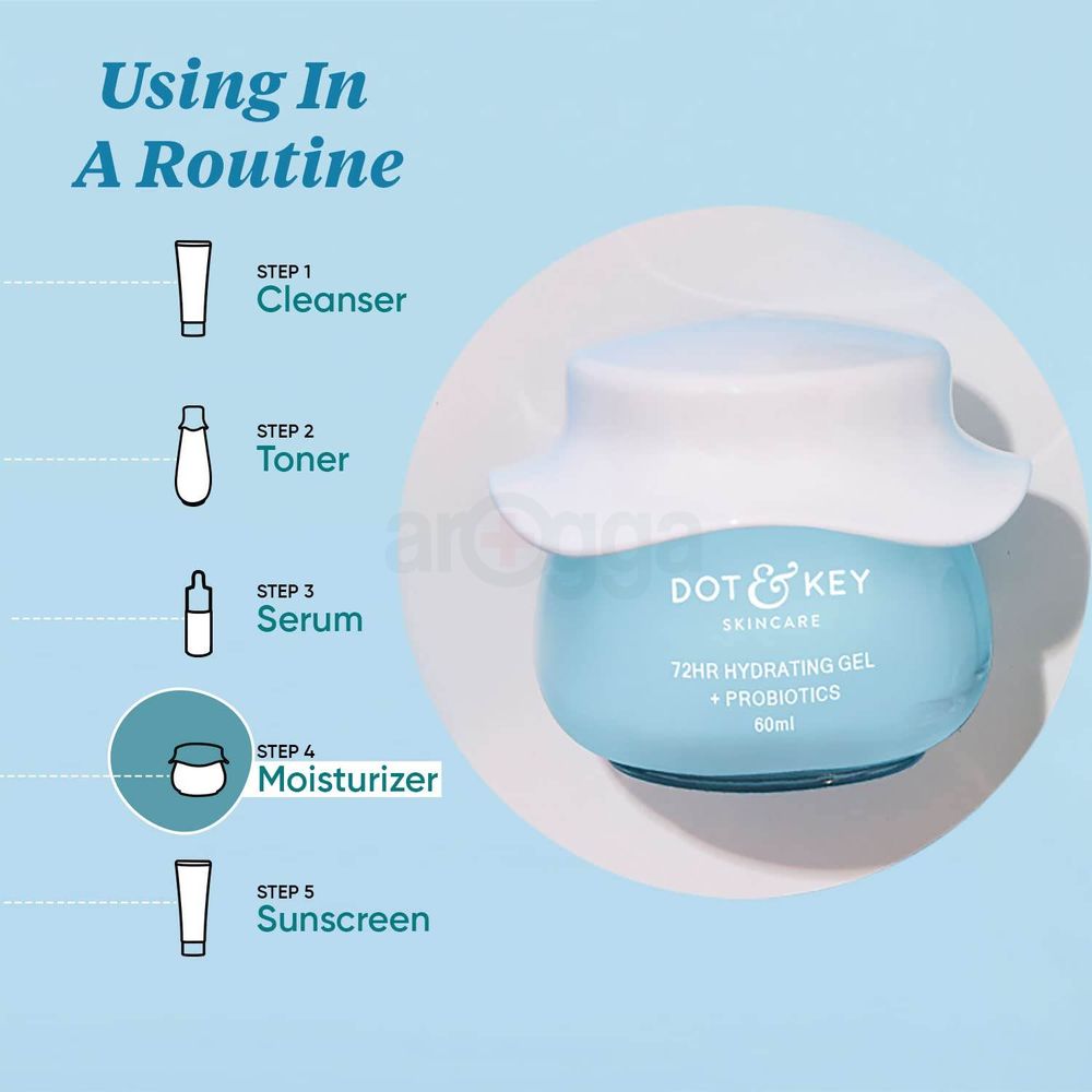 Dot and Key 72hr Hydrating Lightweight Gel Moisturizer with Probiotics  