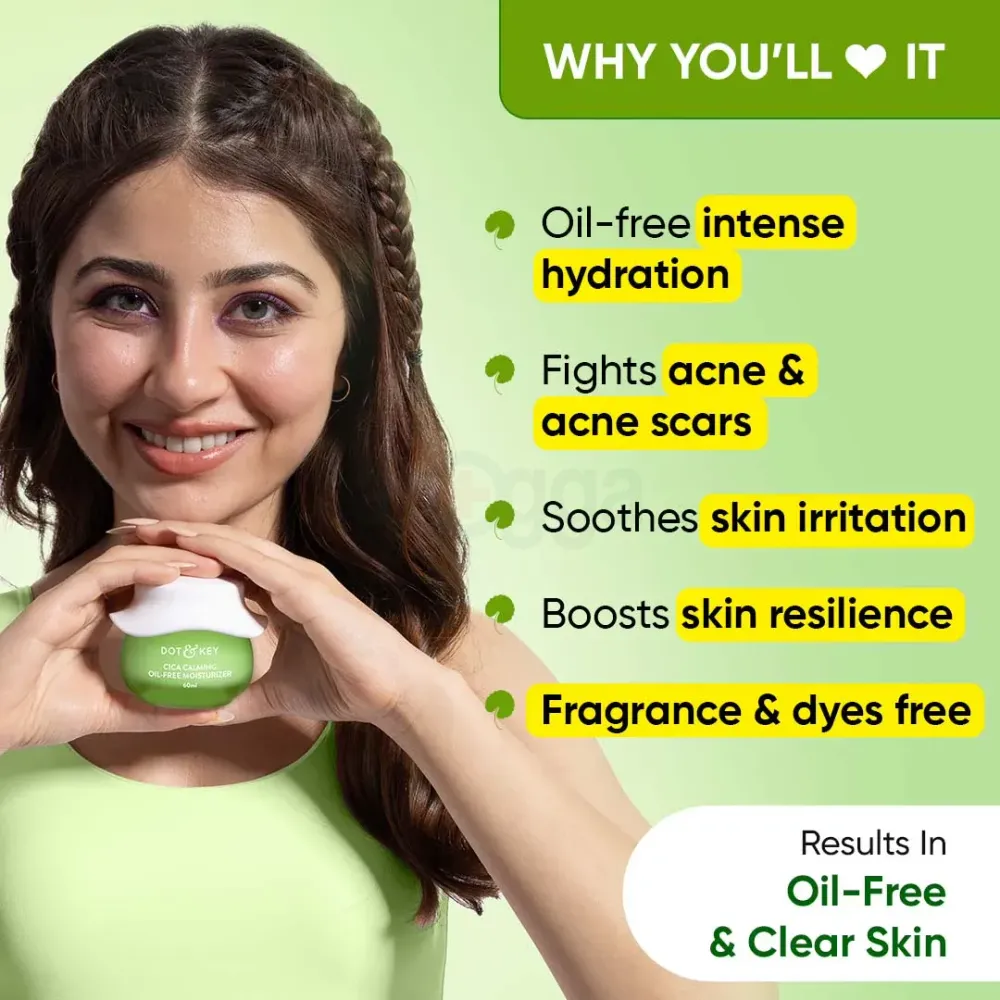 Dot and Key Cica + Niacinamide Oil Free Moisturizer 15ml  