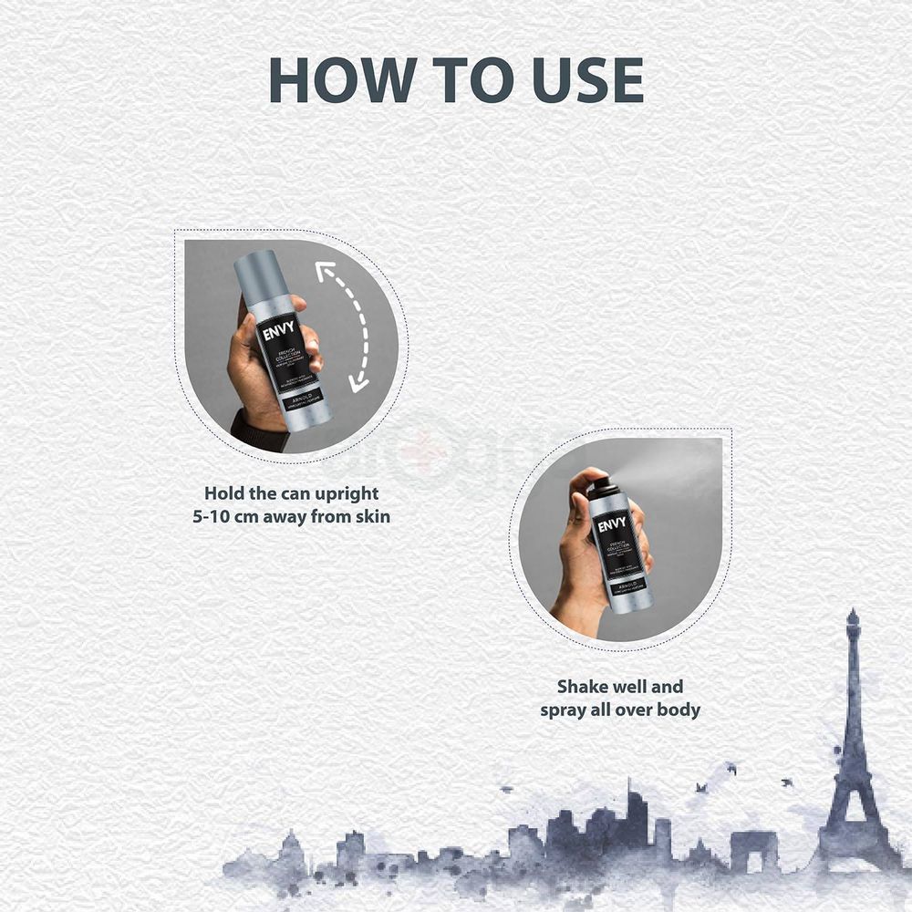 Envy French Collection Arnold Deodorant Body Spray for Men  