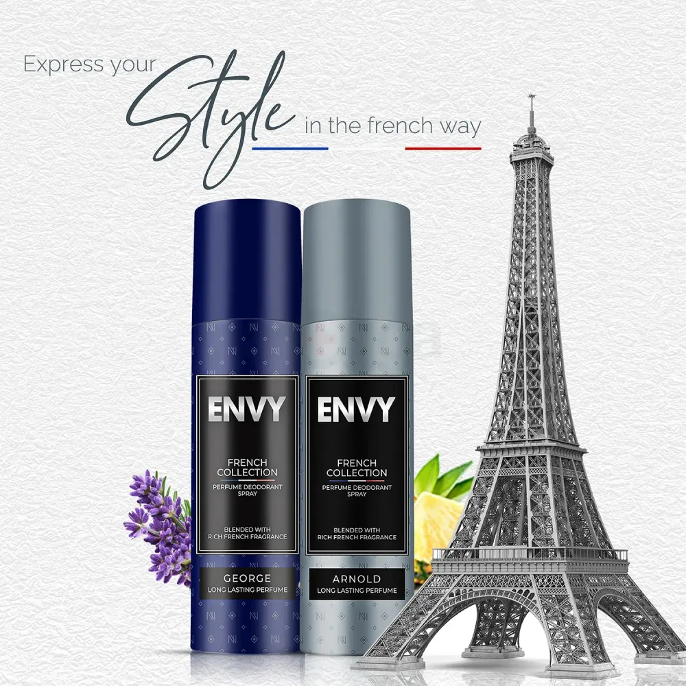 Envy French Collection George Deodorant Body Spray for Men  