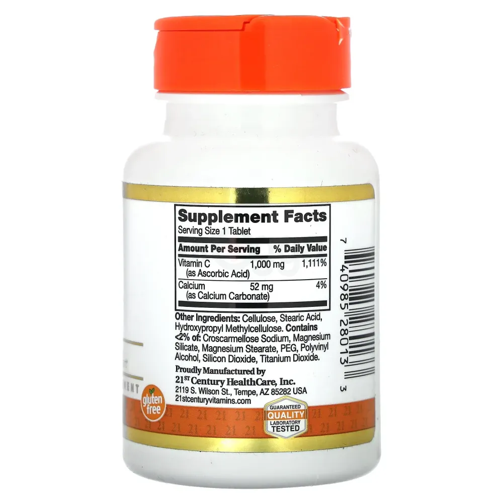 21st Century Vitamin C, 1,000 mg, 60 Tablets  