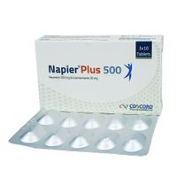 Napier Plus 500 20mg+500mg tablet
