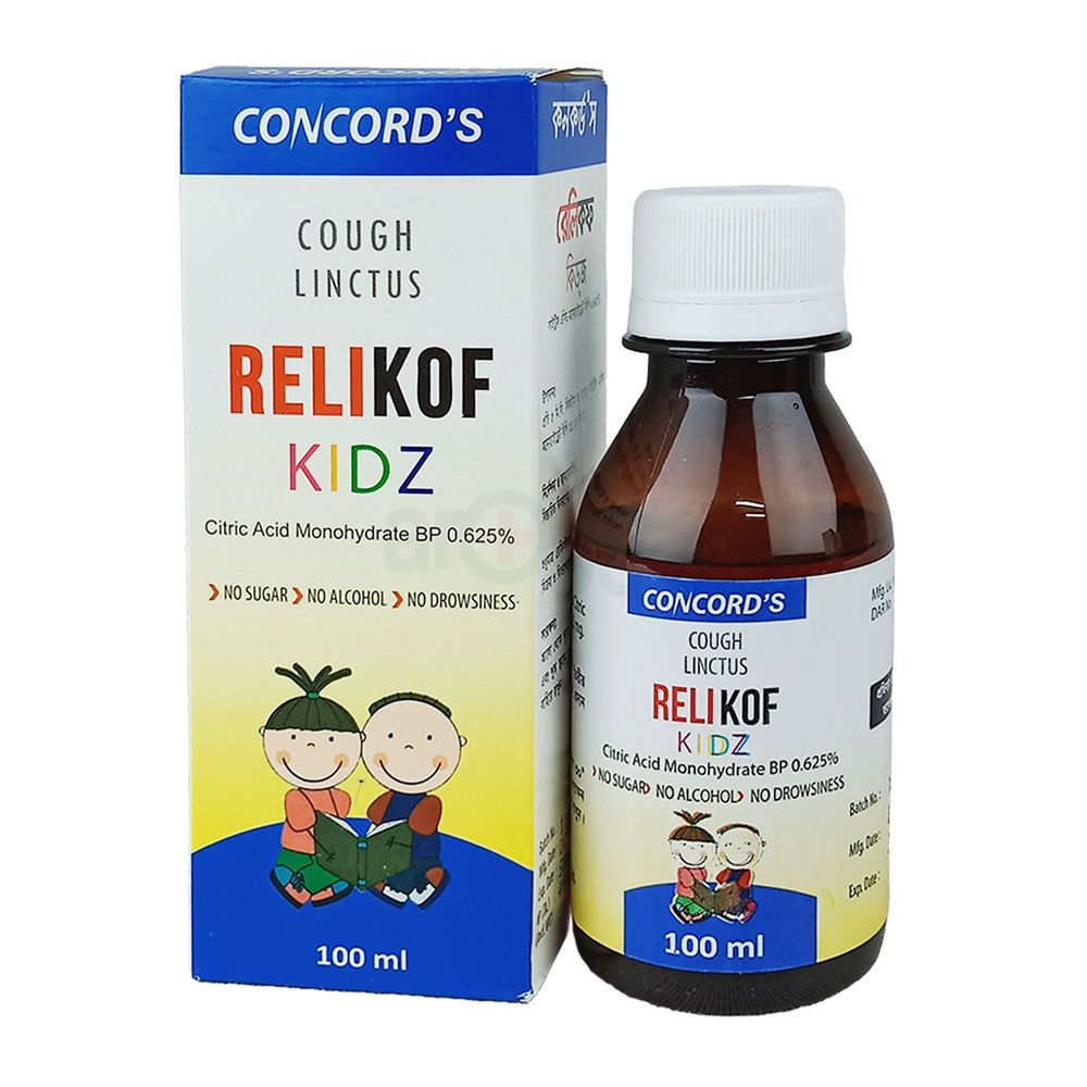 Relikof Kidz 31.25mg/5ml syrup