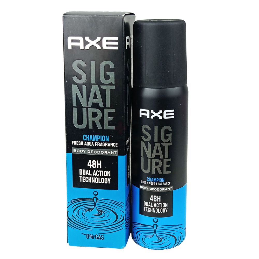 Axe Signature Champion No Gas Body Deodorant Body Spray For Men 122ml  