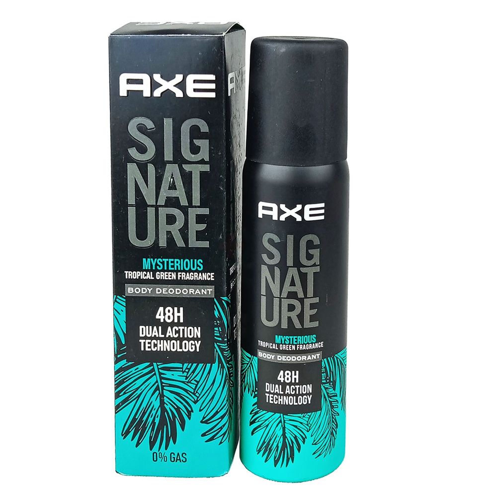 Axe Signature Mysterious No Gas Body Deodorant Body Spray For Men 122ml  