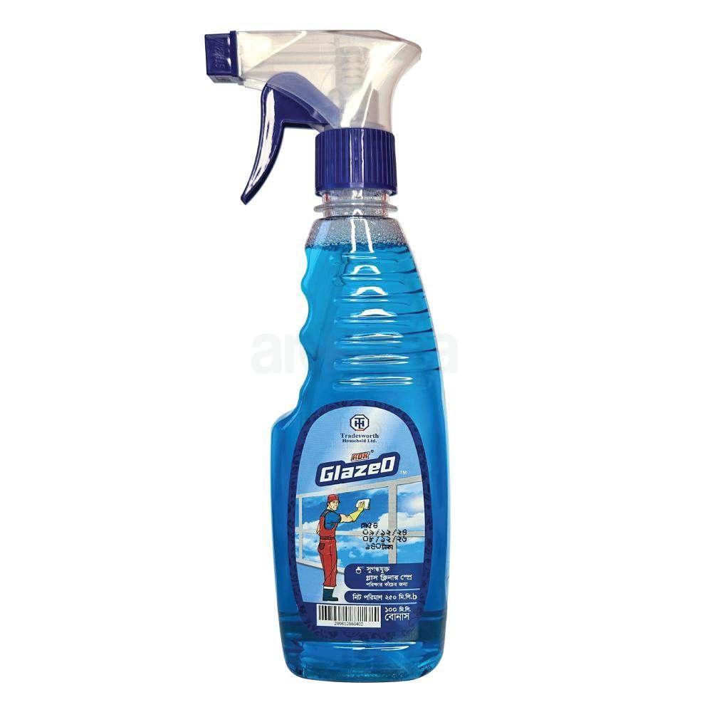 Rok Glazeo Glass Cleaner  Spray 250ml (Free 100ml)  