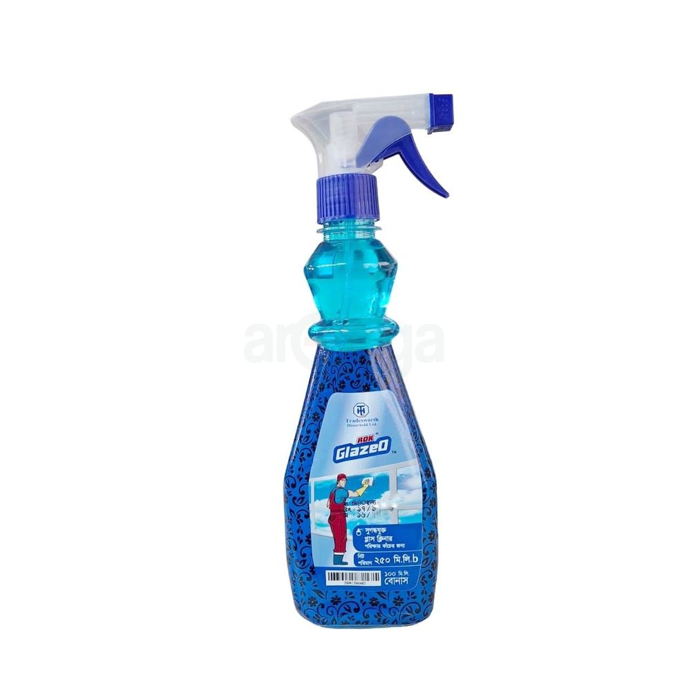 Rok Glazeo Glass Cleaner  Spray 250ml (Free 100ml)  