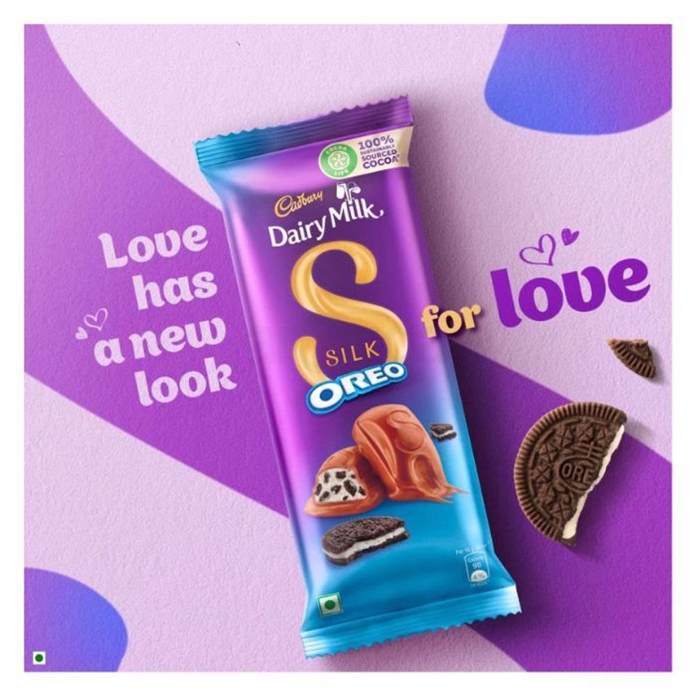 Cadbury Dairy Milk Silk Oreo Chocolate Bar 130g  