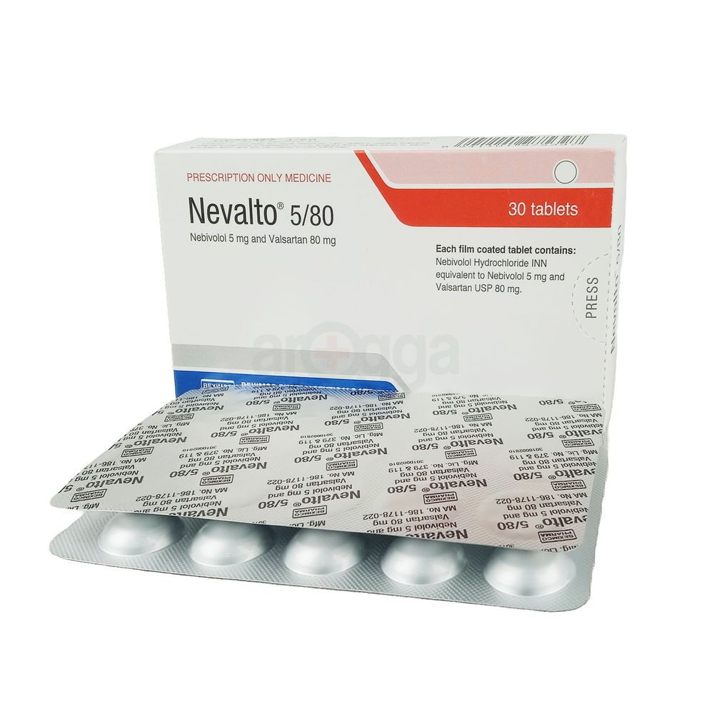 Nevalto  5mg+80mg tablet