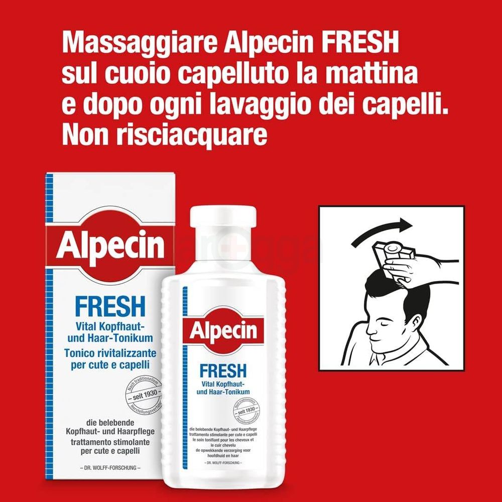 Alpecin Medicinal Fresh Vitalising Scalp and Hair Tonic for Refreshing Scalp  