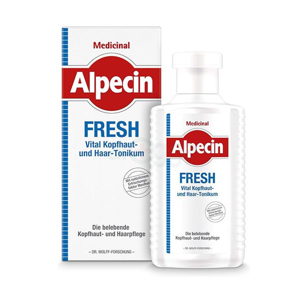 Alpecin Medicinal Fresh Vitalising Scalp and Hair Tonic for Refreshing Scalp  