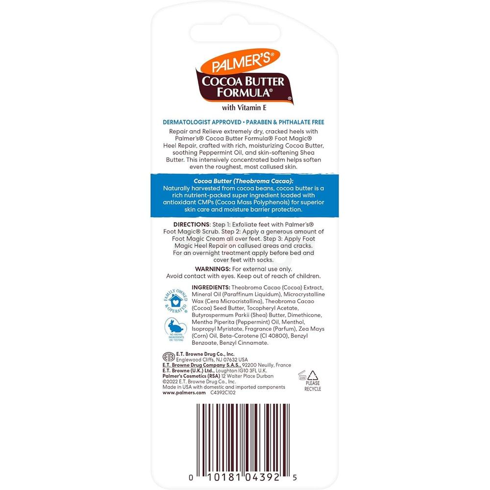 Palmer's Foot Magic Cocoa Butter Intensive Heel Repair with Vitamin E  