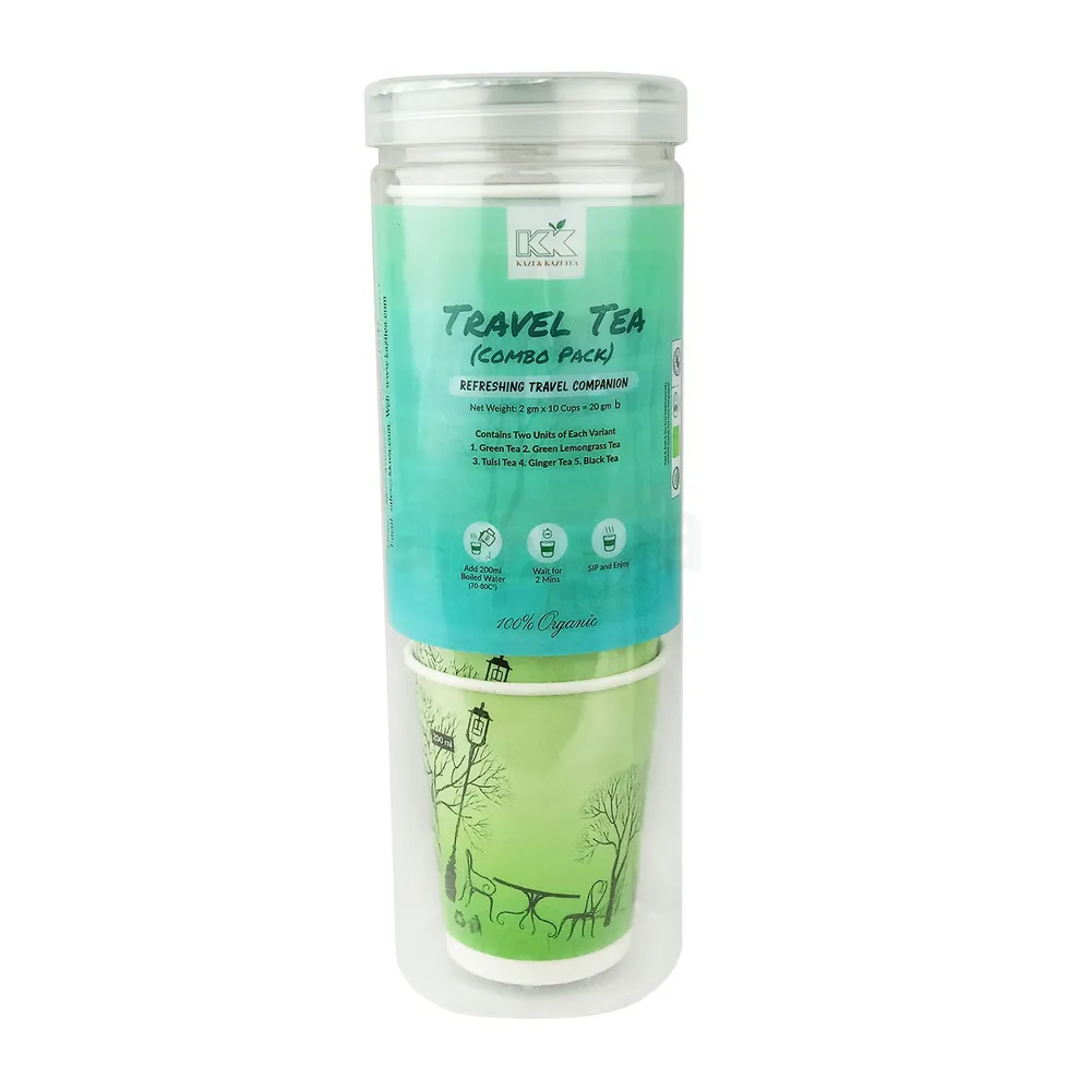 Kazi & Kazi Organic Travel Tea (Combo Pack)  