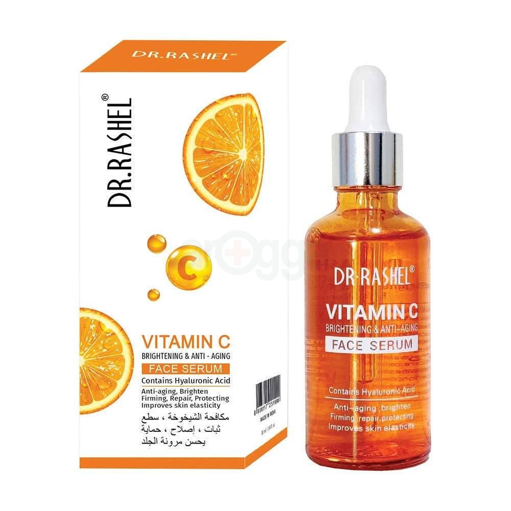 Dr. Rashel Vitamin C Brightening & Anti-Aging Face Serum with Hyaluronic Acid  