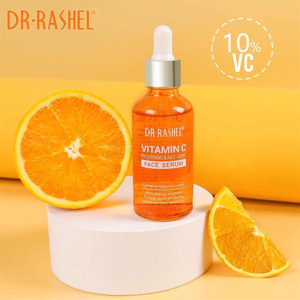 Dr. Rashel Vitamin C Brightening & Anti-Aging Face Serum with Hyaluronic Acid  