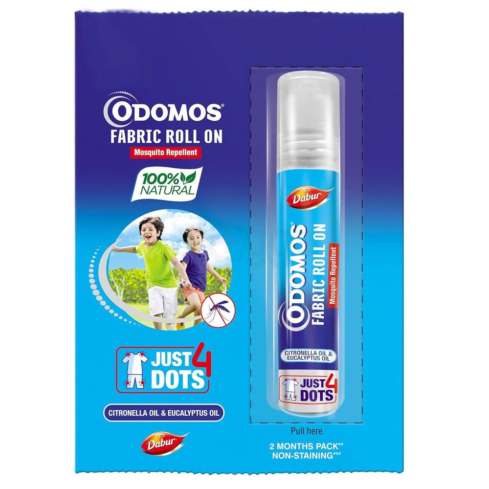 Odomos 100% Naturals Fabric Roll On 8ml  