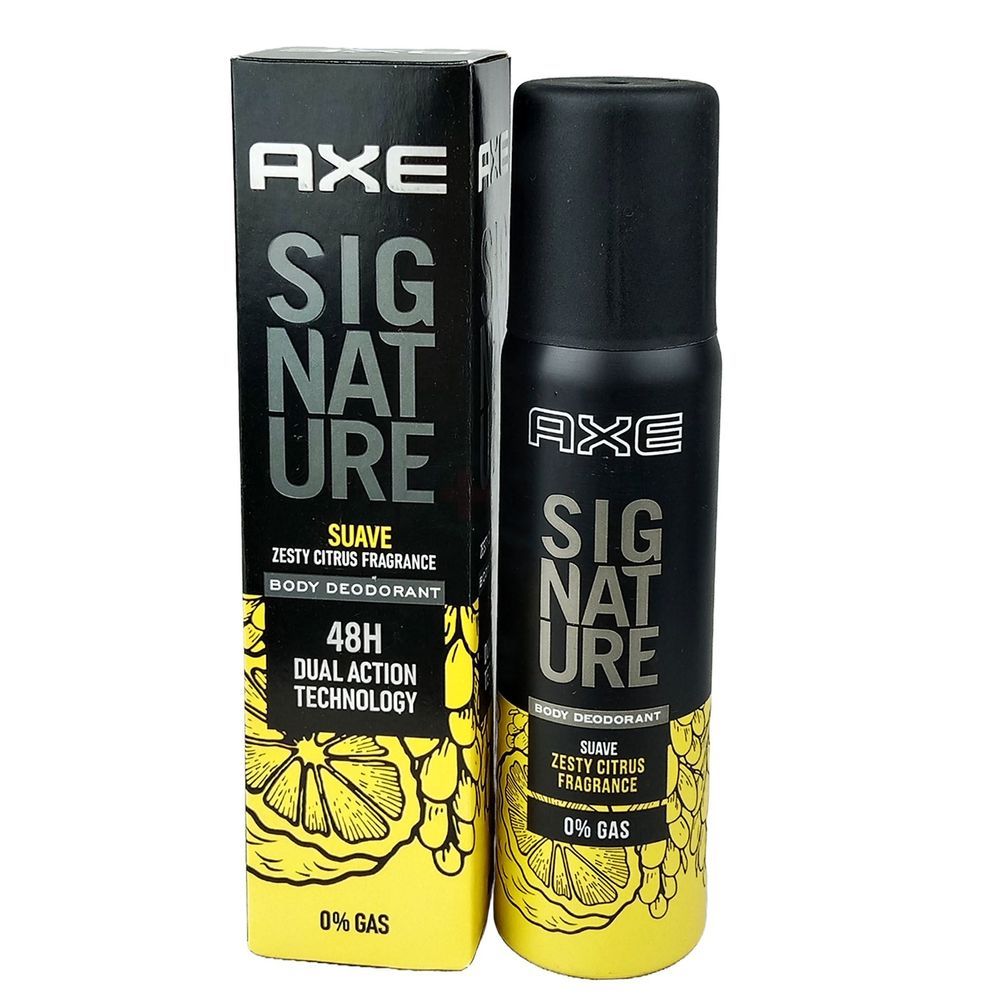 Axe Signature Suave No Gas Body Deodorant Body Spray For Men 122ml  