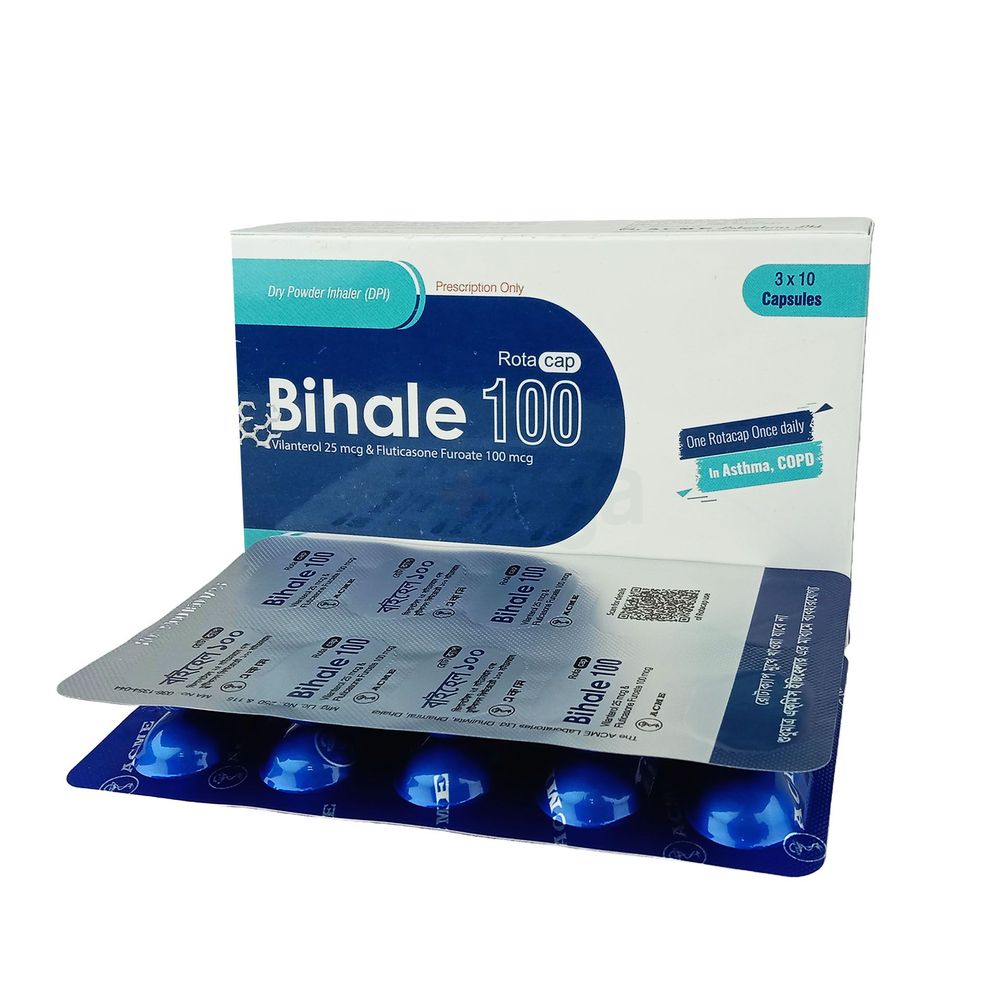 Bihale 100 25mcg+100mcg capsule