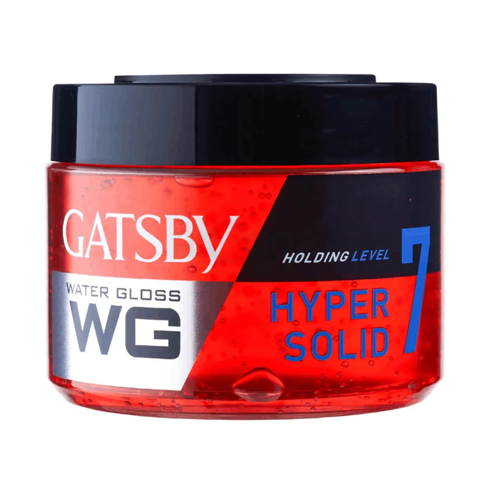 Gatsby Level 7 Water Gloss Hair Gel ( Hyper Solid- Red) 300gm  