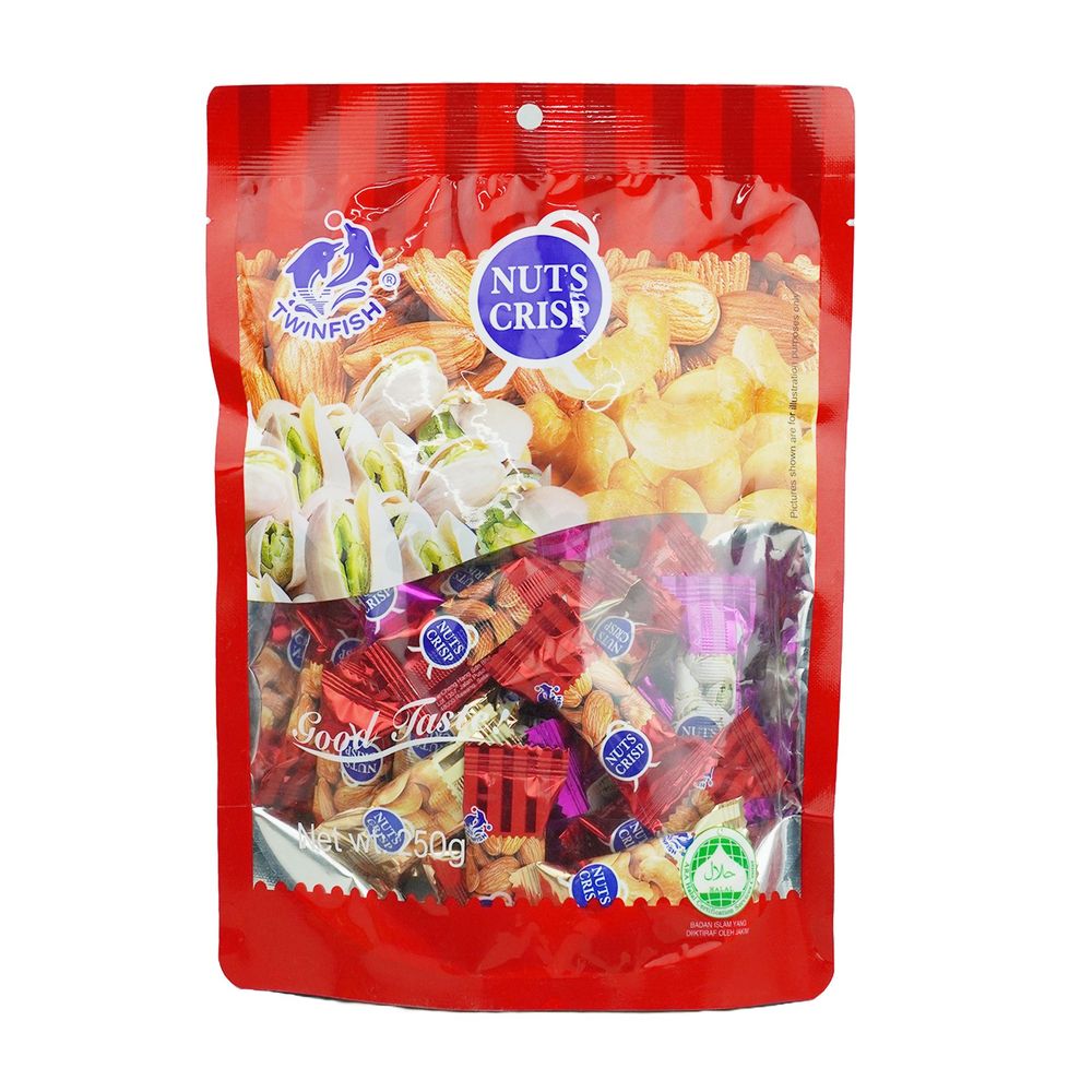 Twinfish Nuts Crisp Chocolate 250gm  