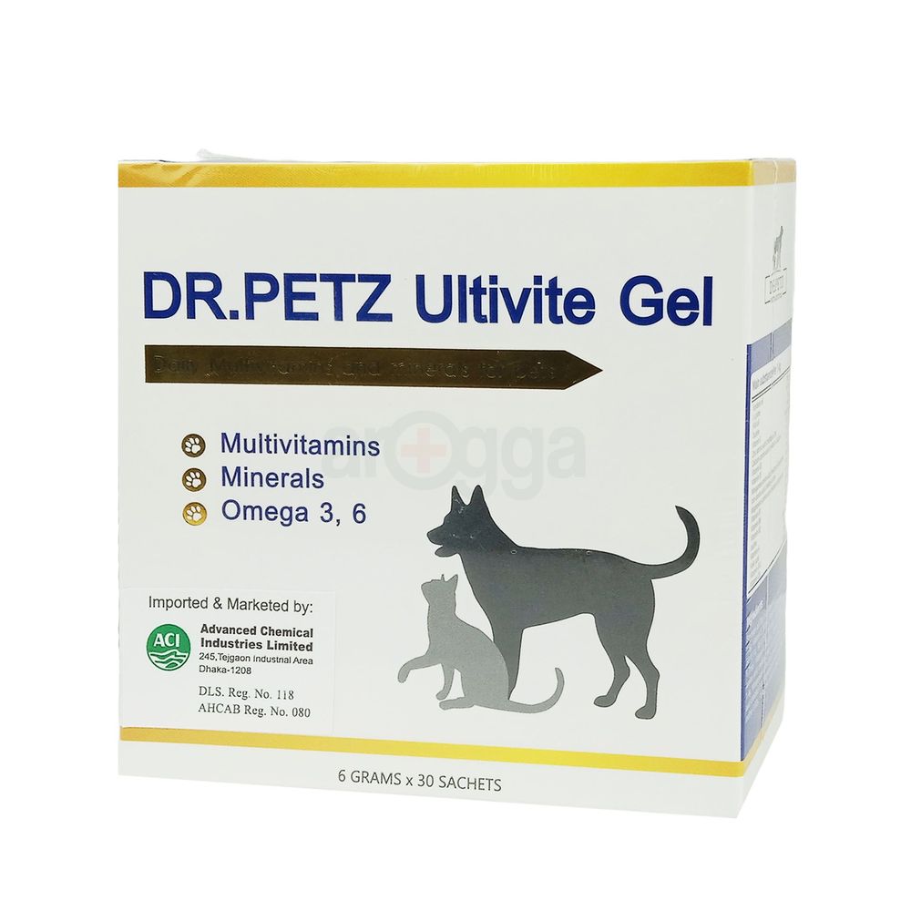 DR. PETZ Ultivite Gel 30 Sachet (Pa-Pet-6gm)  