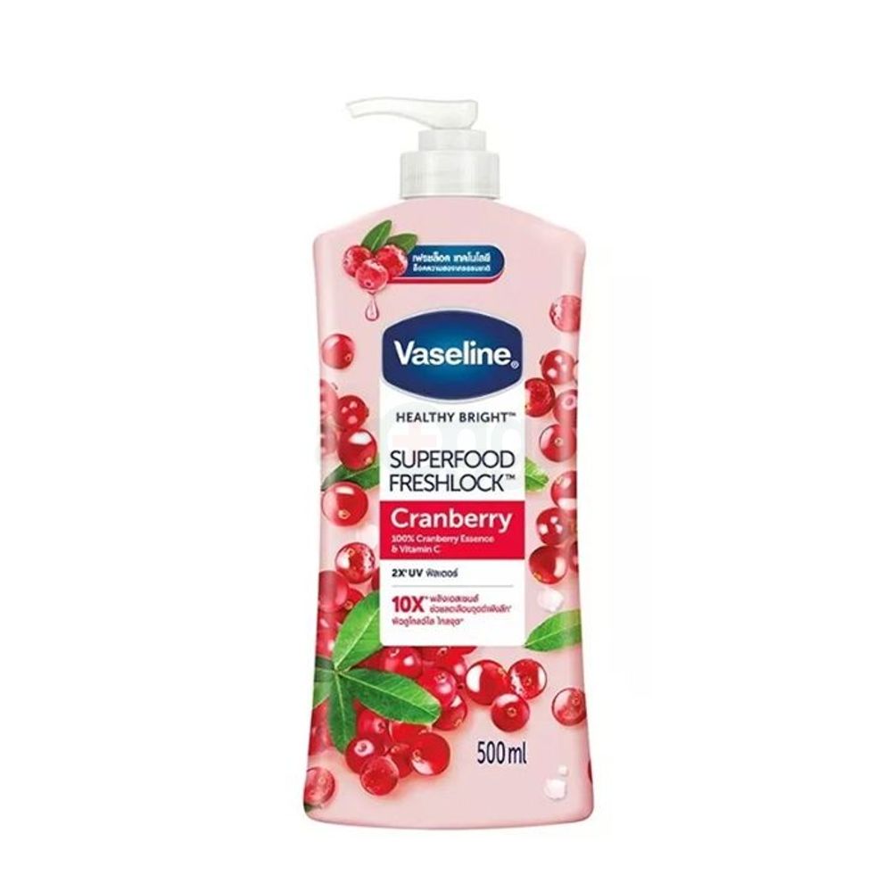 Vaseline Healthy Bright Superfood Freshlock Cranberry Body Lotion  