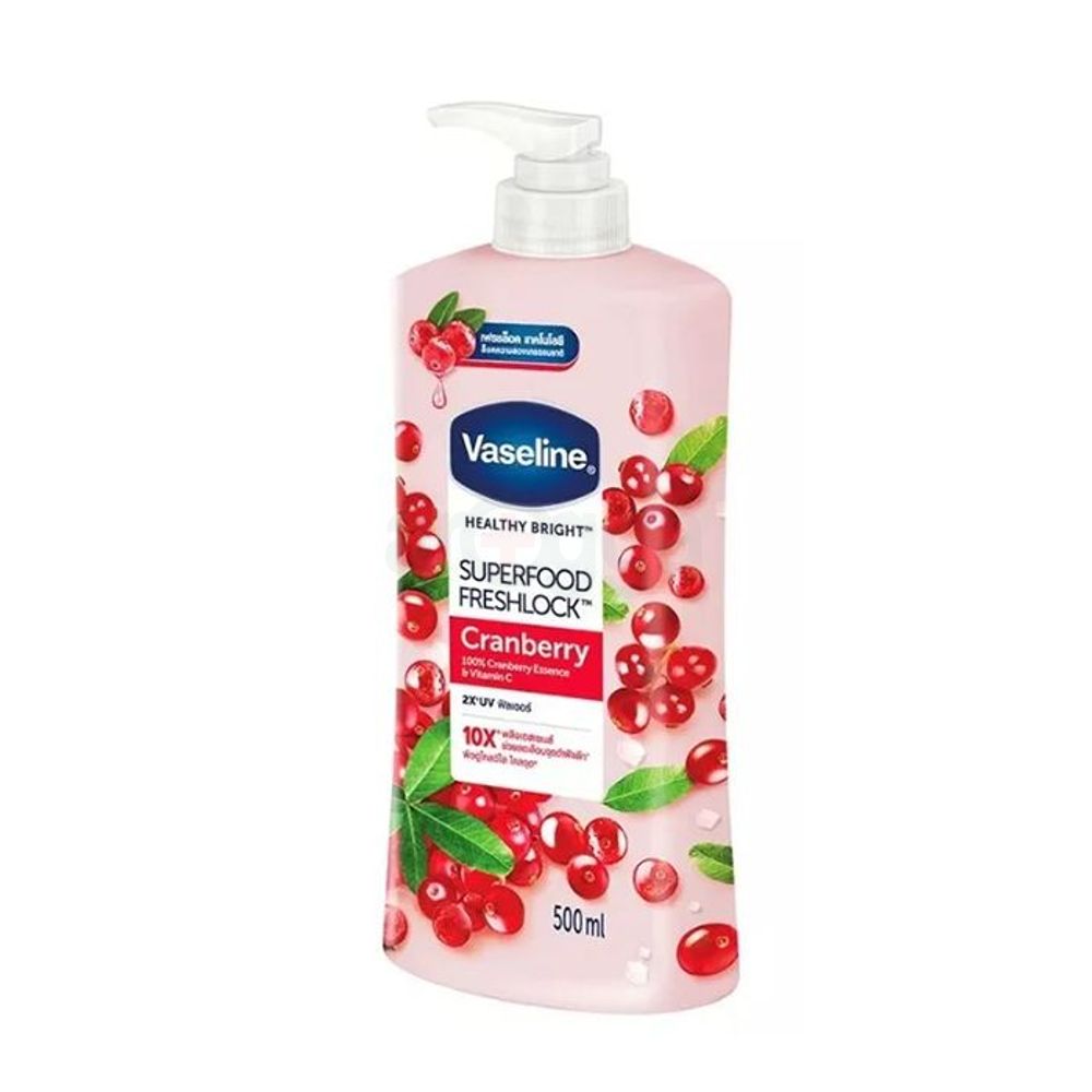 Vaseline Healthy Bright Superfood Freshlock Cranberry Body Lotion  