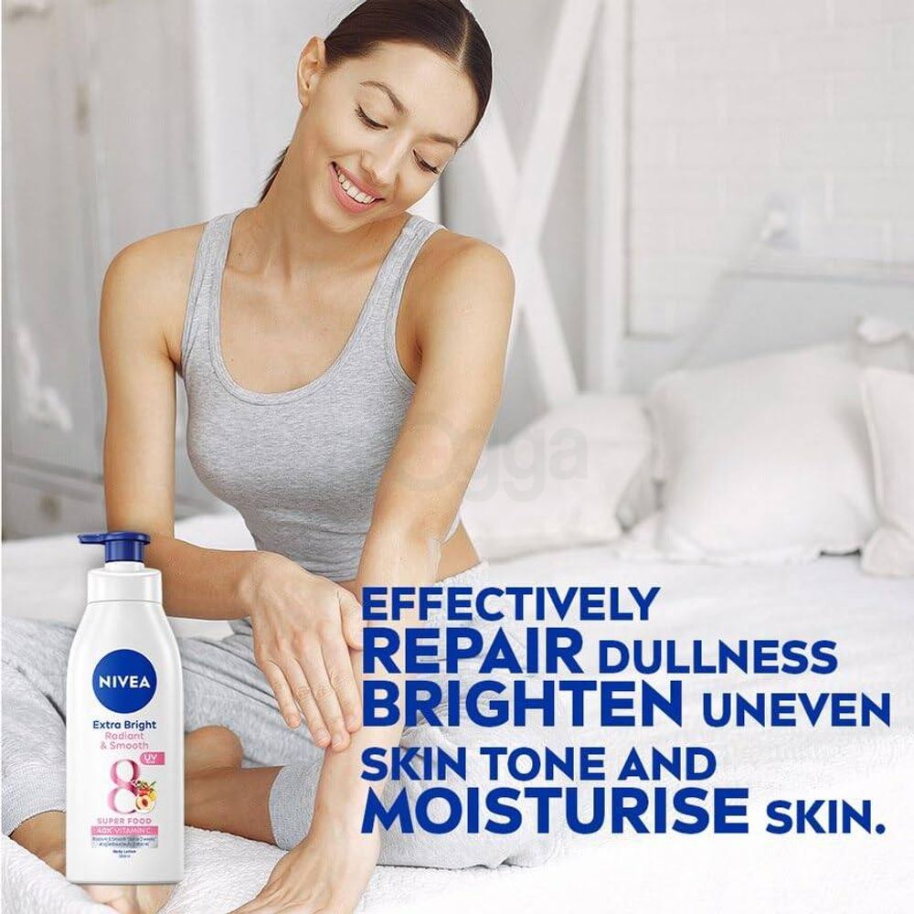 Nivea Extra Bright Radiant & Smooth Super Food Body Lotion 550ml  