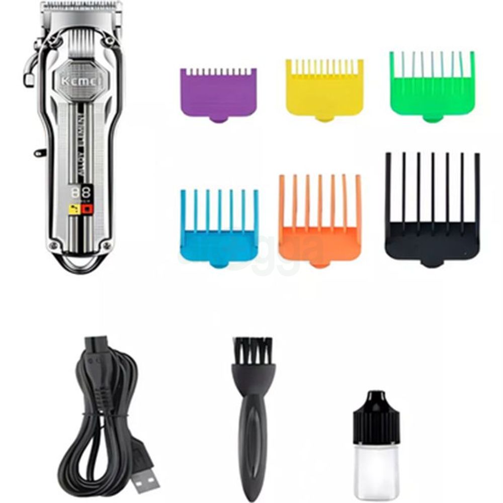 Kemei KM-517 USB Rechargeable Cordless Hair Trimmer  