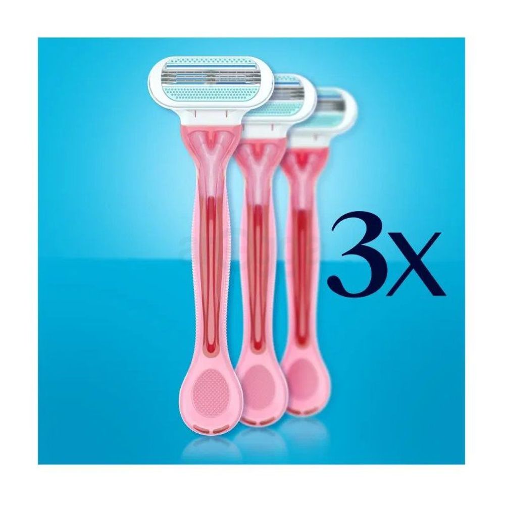 Gillete venus Aloe Treasures 3Pcs Razor for Women  