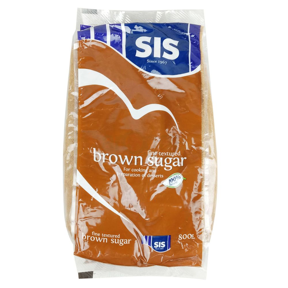 SIS Fine Textured Brown Sugar 800g  