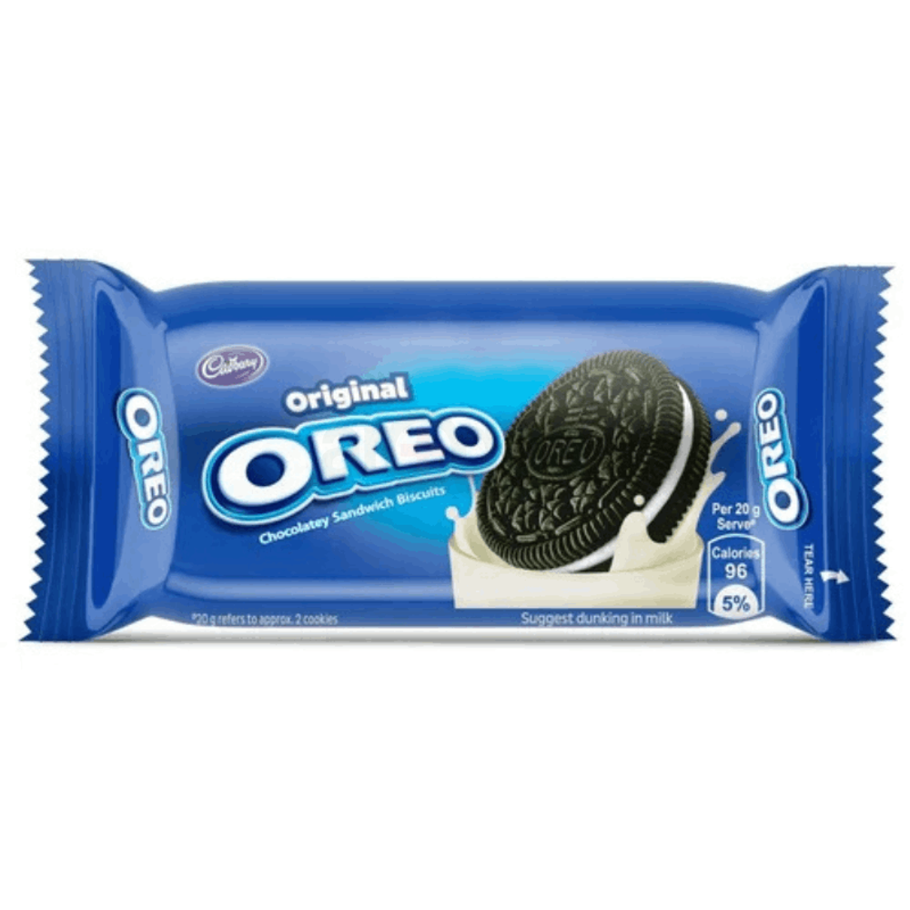 Cadberry Oreo Original Chocolatey Sandwich Biscuits 43.75gm  