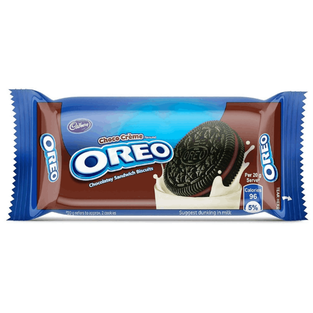 Cadberry Oreo Choco Creme Chocolatey Sandwich Biscuits 43.75gm  