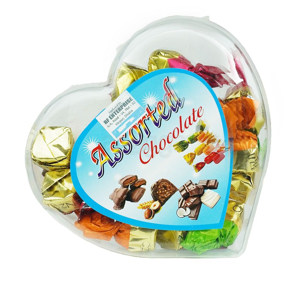 Assorted Chocolate (love-shaped box) 300g  