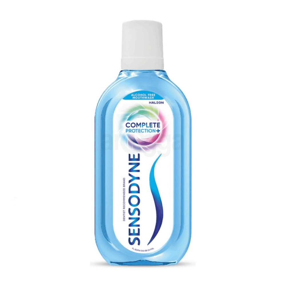 Sensodyne Mouthwash Complete Protection+, All in One Mouth Wash for Sensitivity Protection, Strong teeth and lasting freshness, Pack of 100ml  