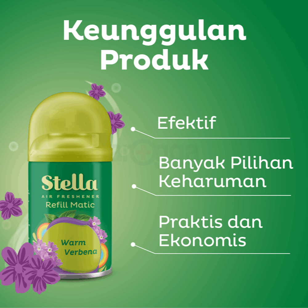 Stella Warm Verbena Refill Matic Air Freshener 160ml  