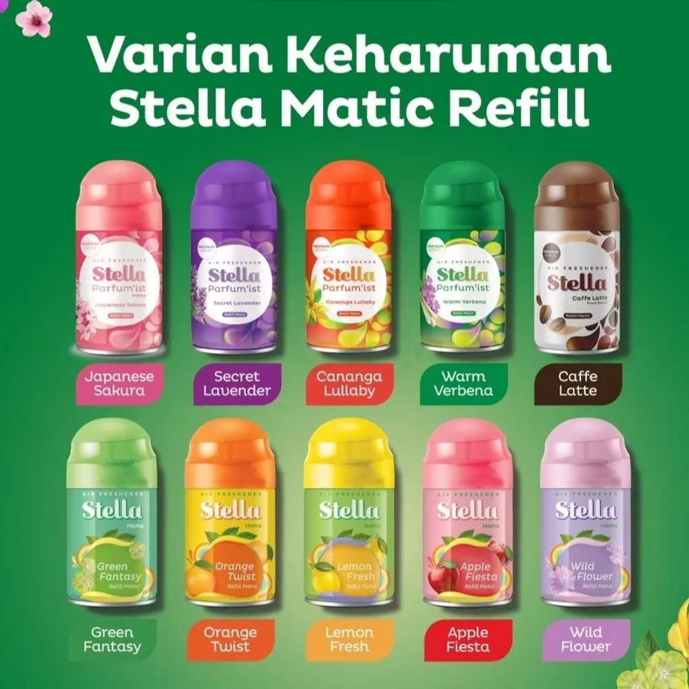 Stella Warm Verbena Refill Matic Air Freshener 160ml  