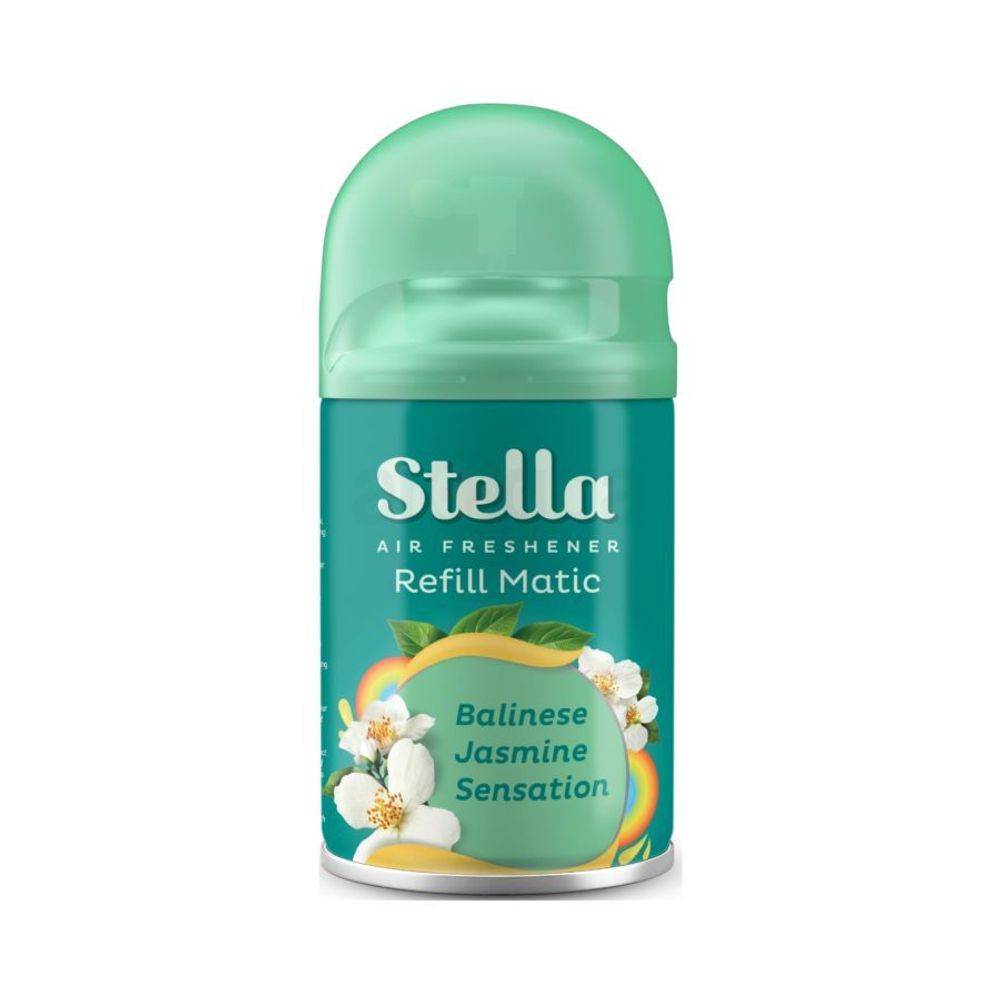 Stella Balinese Jasmine Sensation Matic Refill Air Freshener  