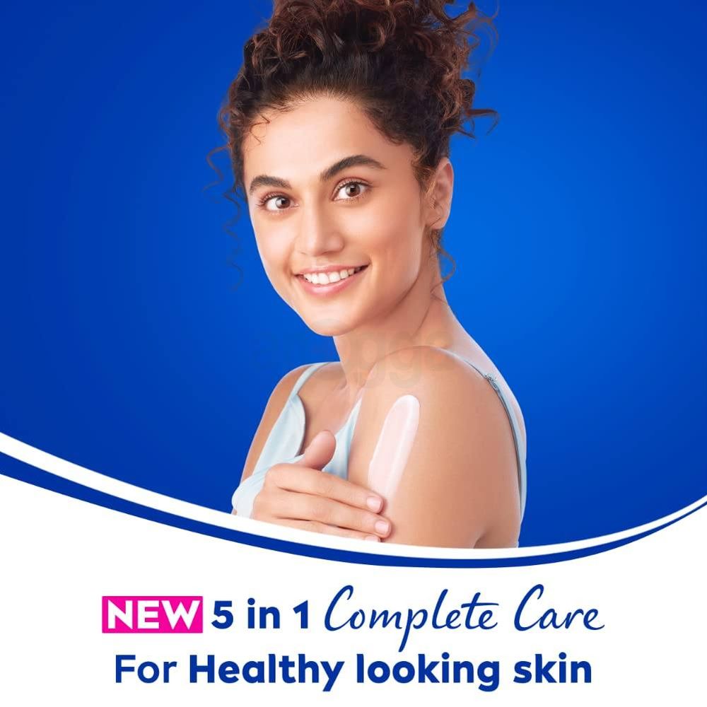 Nivea 48hr 5 in 1 Smooth Sensation Deep Moisture Serum Body Lotion with Shea Butter for Dry Skin  