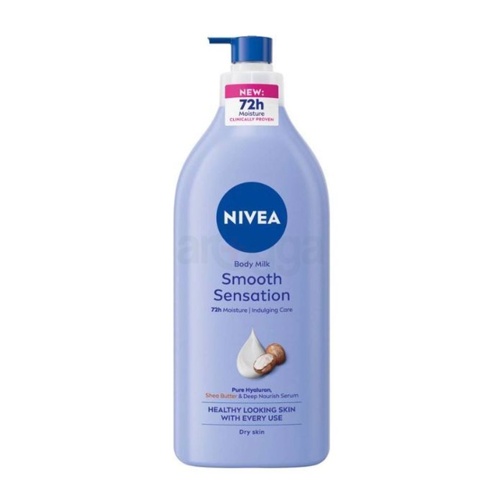 Nivea 48hr Smooth Sensation Deep Nourish Serum Body Lotion with Shea Butter for Dry Skin 625ml  
