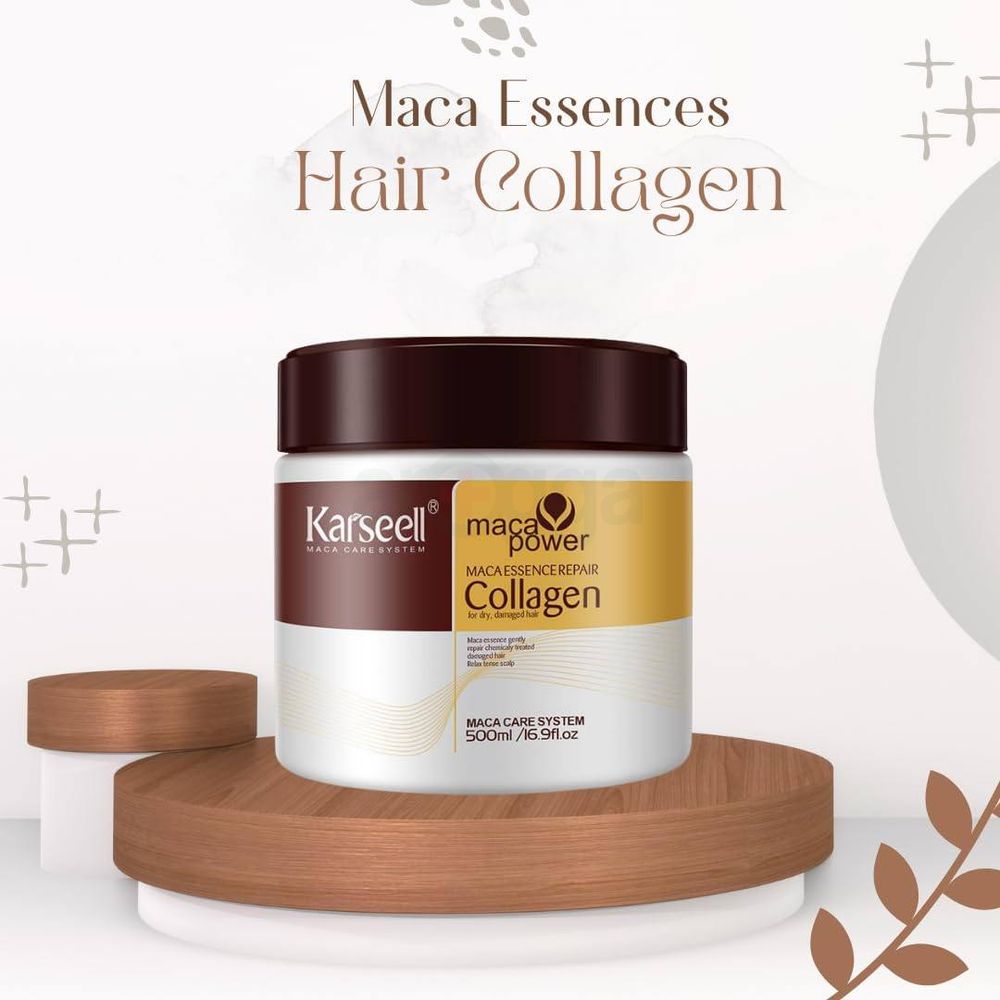 Karseell Collagen Hair Treatment Deep Repair Conditioning Argan Oil Hair Mask Essence for Dry & Damaged Hair  