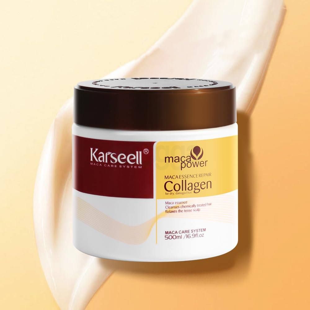 Karseell Collagen Hair Treatment Deep Repair Conditioning Argan Oil Hair Mask Essence for Dry & Damaged Hair  