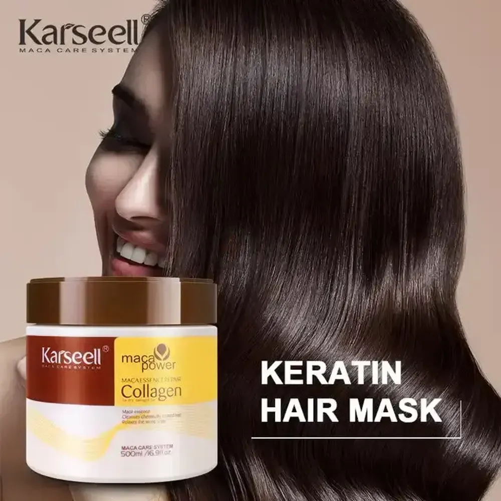 Karseell Collagen Hair Treatment Deep Repair Conditioning Argan Oil Hair Mask Essence for Dry & Damaged Hair  