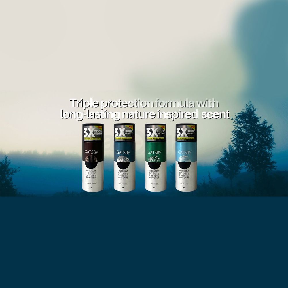 Gatsby Deodorant Nature Perfume Body Spray - Relax Musk  