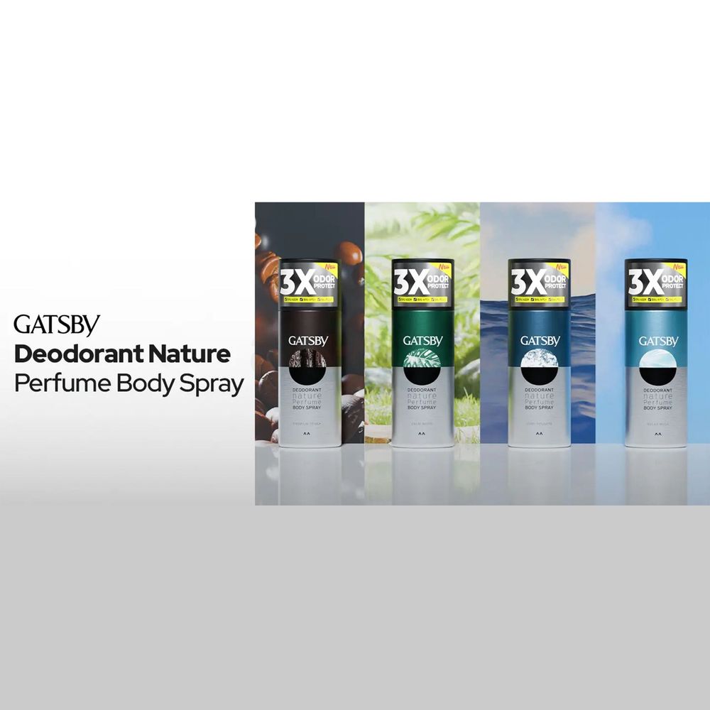 Gatsby Deodorant Nature Perfume Body Spray - Relax Musk  