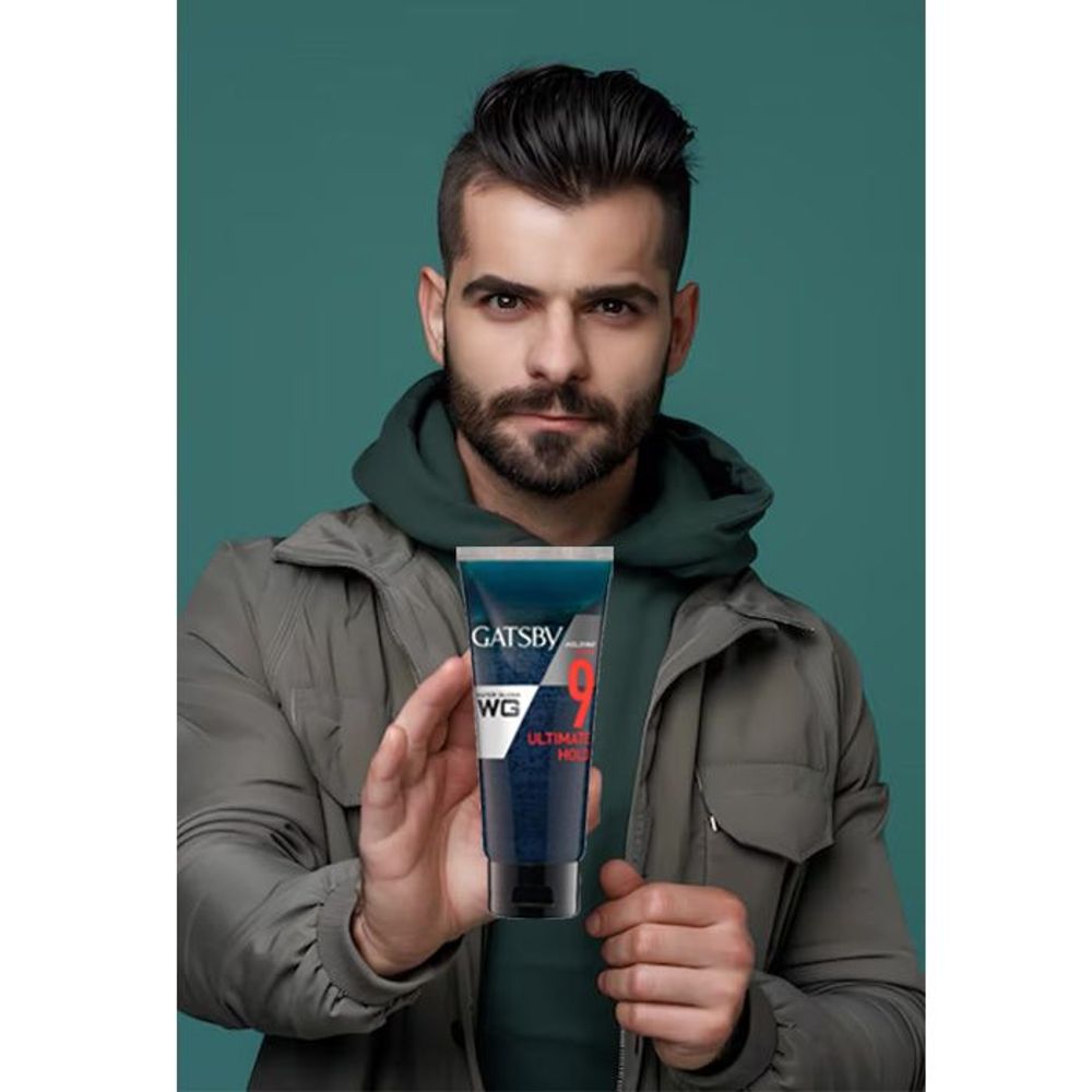 Gatsby Water Gloss Hair Styling Gel Holding Level 9 - Ultimate Hold  